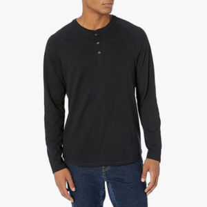 Long Sleeve Shirt for Men, Regular-Fit Henley, Available in Big & Tall