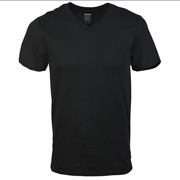 Men’s Soft Cotton V-Neck - Image 2